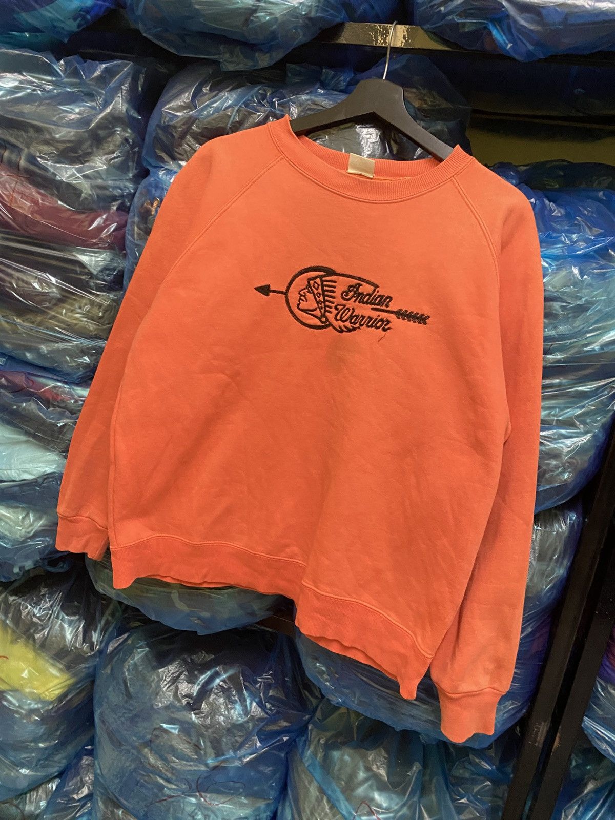 Indian Motorcycle VINTAGE INDIAN MOTORCYCLE EMBROIDERED BIG LOGO SWEATSHIRT Size US L / EU 52-54 / 3 - 2 Thumbnail