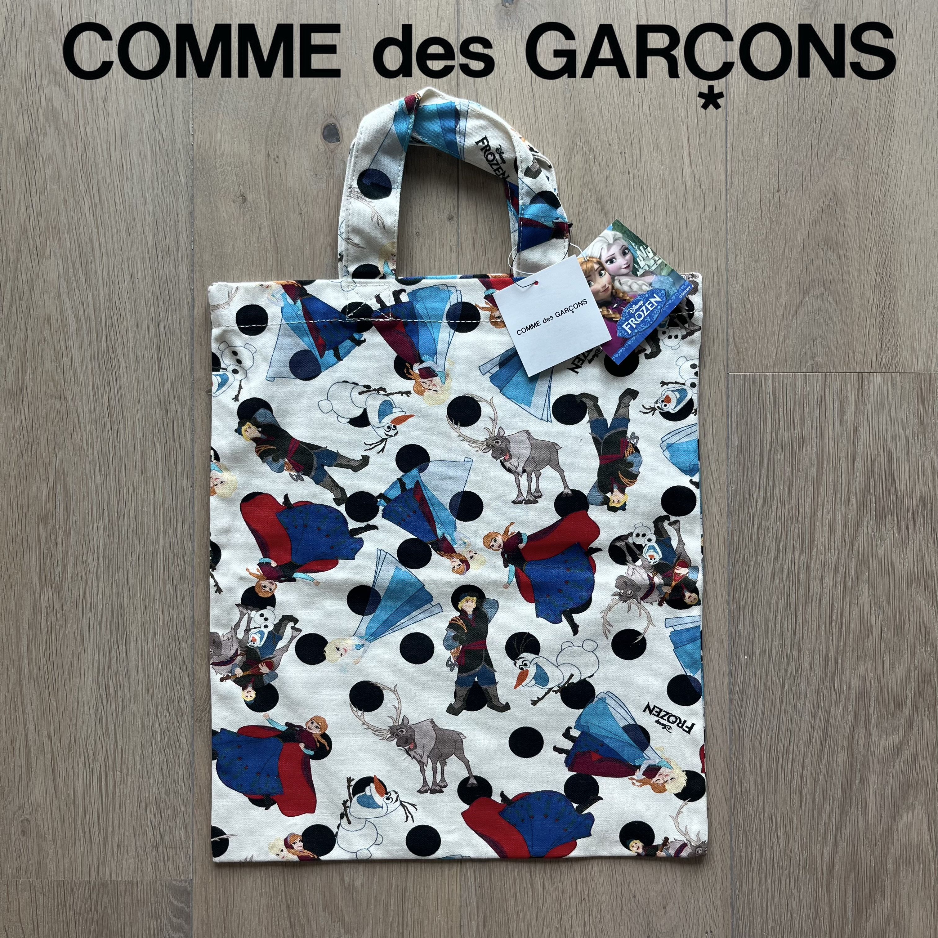 Comme des Garcons Disney Frozen Tote Bag Polka Dot Grailed