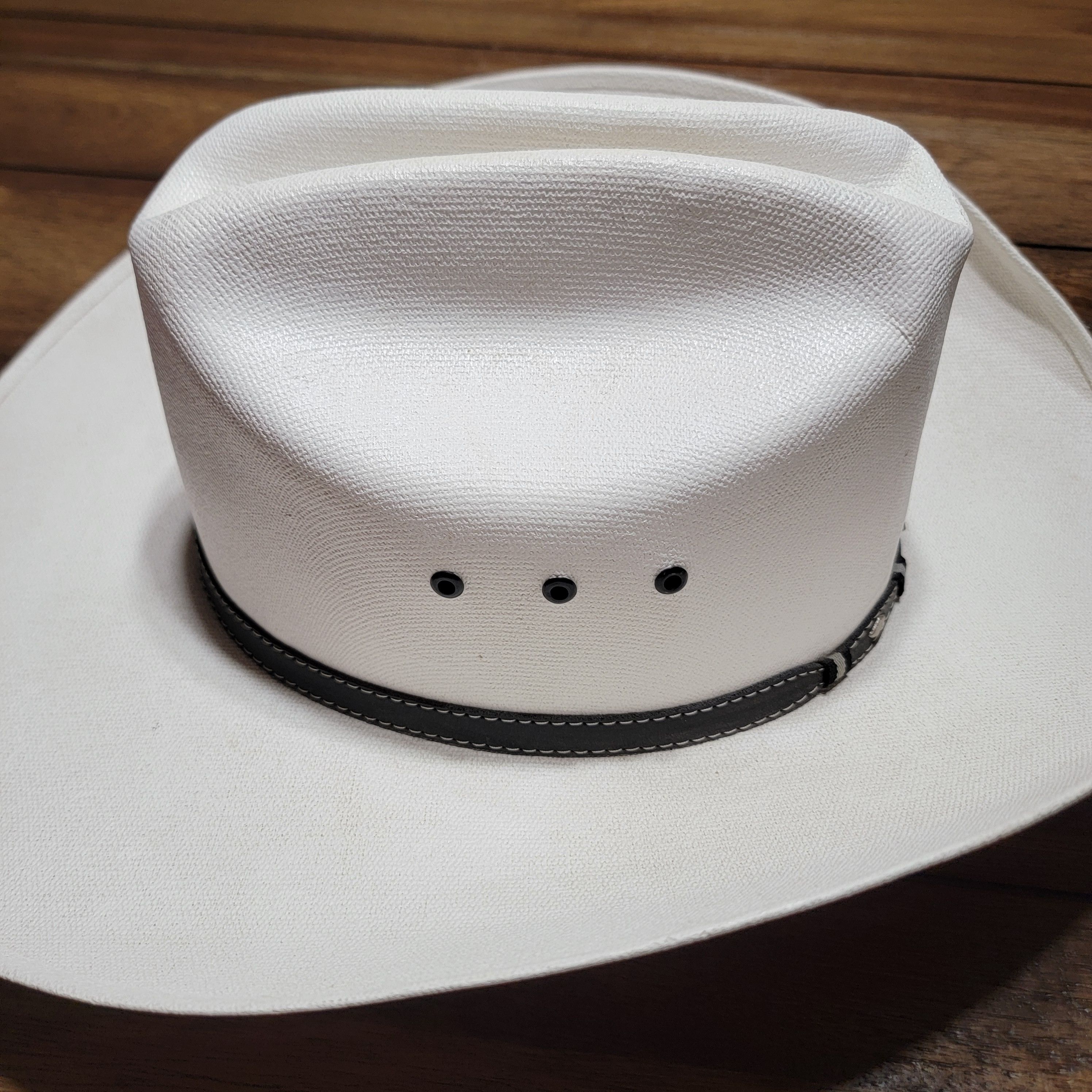 Other Down N Dirty Hat Ivory Canvas Cowboy Hat - Size Large Size ONE SIZE - 3 Thumbnail