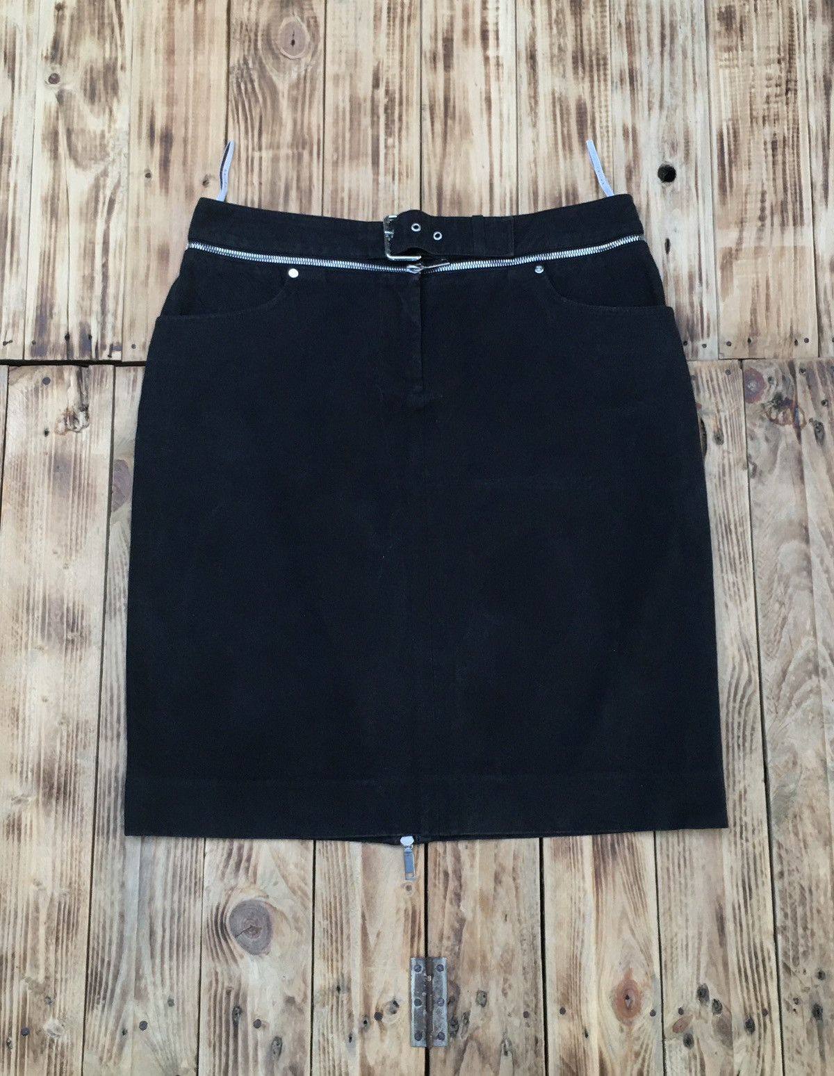 Celine F/W 2003 Zipper Waistband Skirt