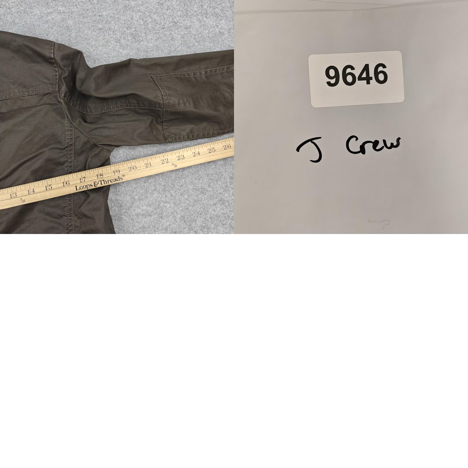 J.Crew J.Crew Jacket Mens Small Brown Canvas Relaxed Bedford Field Full Zip Pockets Size Size US S / EU 44-46 / 1 - 8 Thumbnail