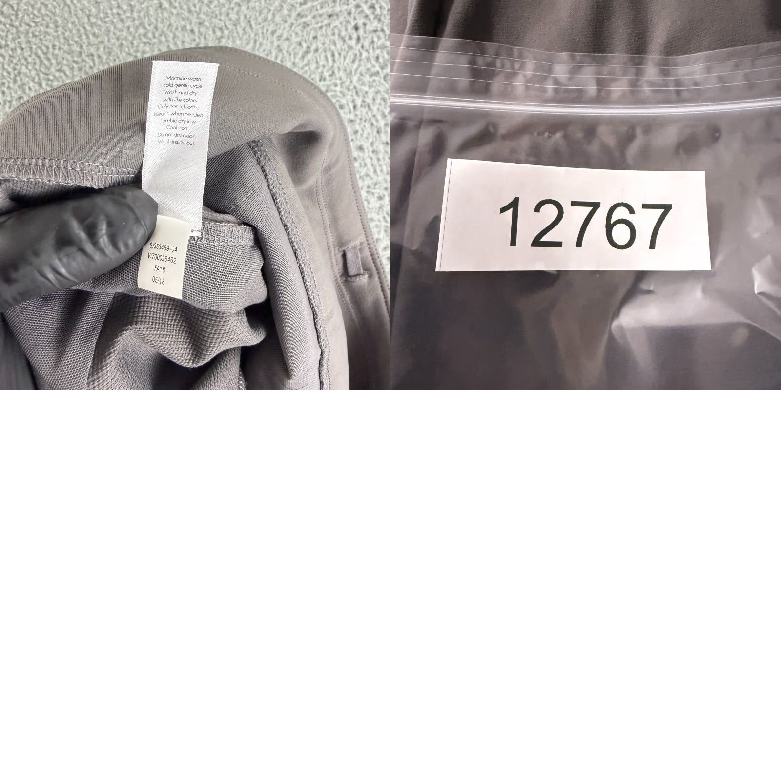 Athleta Athleta Petites Headlands Hybrid Tights Womens 0P Gray Pull On Zip Pocket Size ONE SIZE - 9 Thumbnail