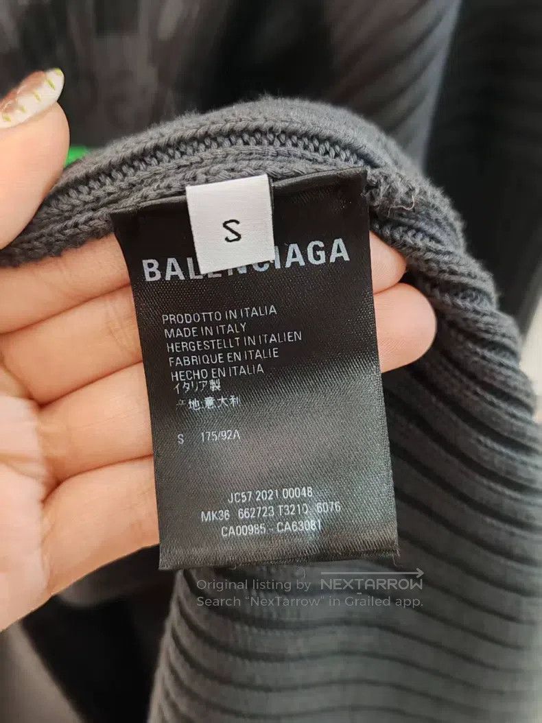 Balenciaga Balenciaga Knitted Sweater Size US S / EU 44-46 / 1 - 4 Thumbnail