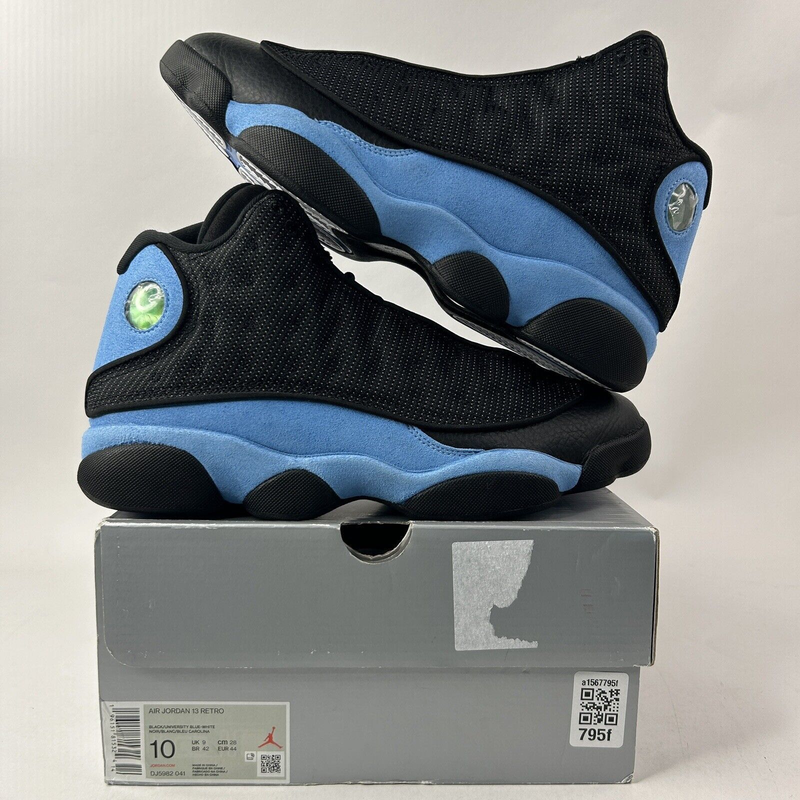 Nike Nike Air Jordan 13 Retro OG “Black University Blue/UNC” 2024 Size US 10 / EU 43 - 1 Thumbnail