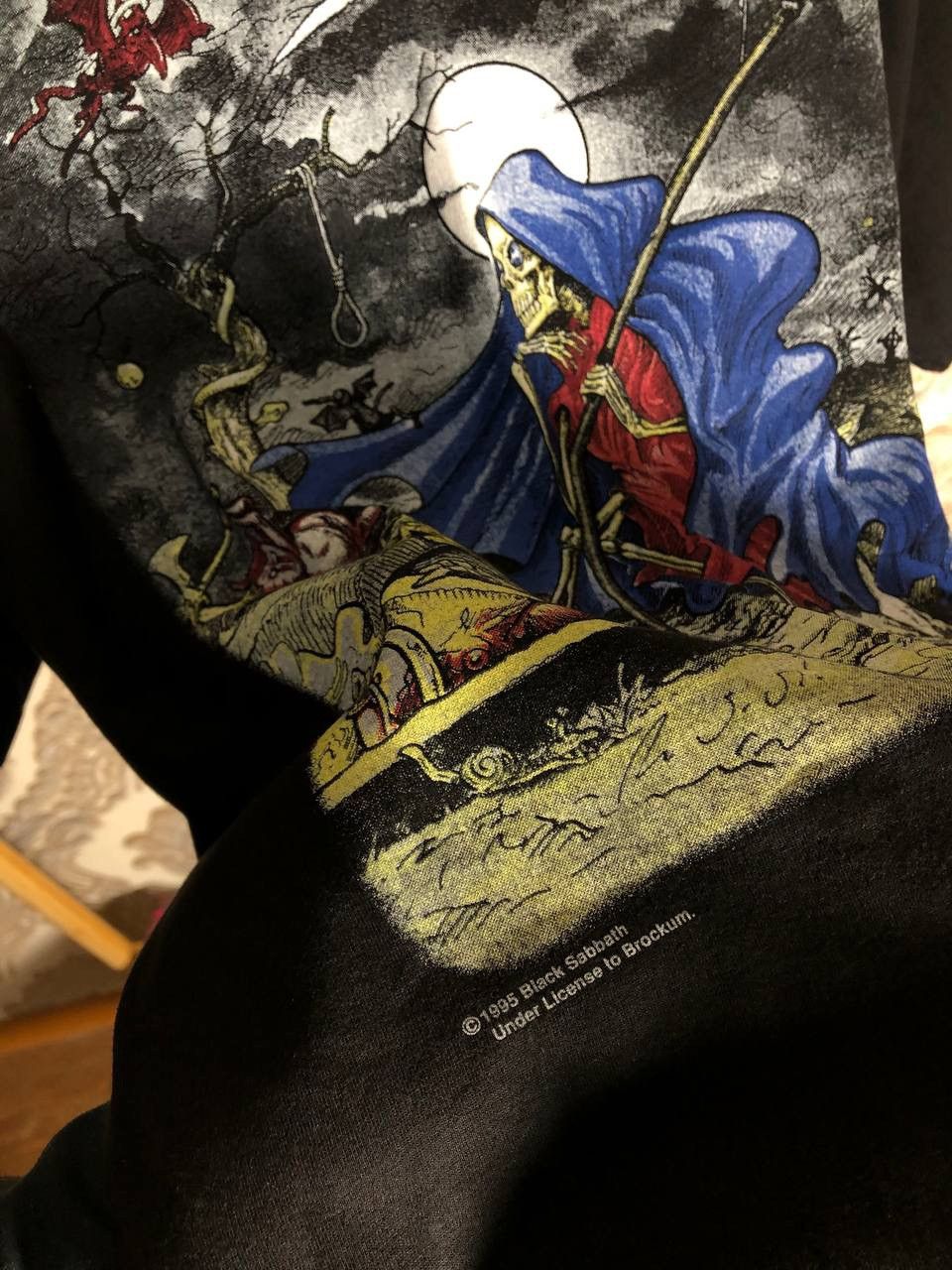 Band Tees VINTAGE BROCKUM BLACK SABBATH WORLD TOUR 1995 ROCK T-SHIRT Size US XL / EU 56 / 4 - 5 Thumbnail