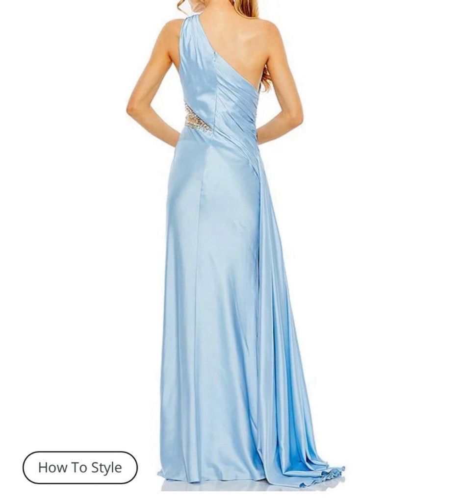 Mac Duggal Women's Mac Duggal Blue Formal Dress Size 2 Size XS / US 0-2 / IT 36-38 - 2 Thumbnail