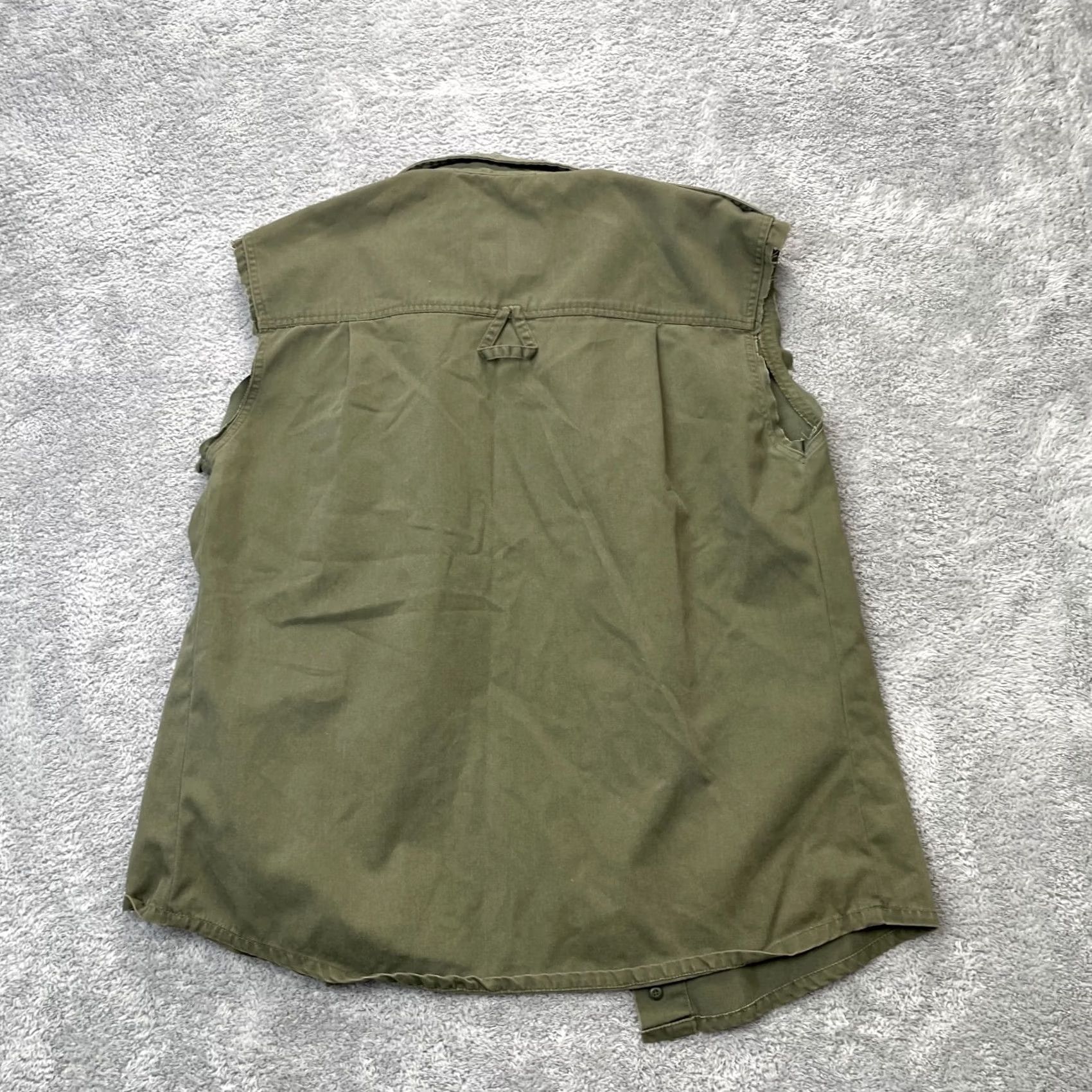 Vintage VINTAGE Ultra Force Shirt Mens Small Green Military Denim Army Utility Altered Size US S / EU 44-46 / 1 - 2 Thumbnail