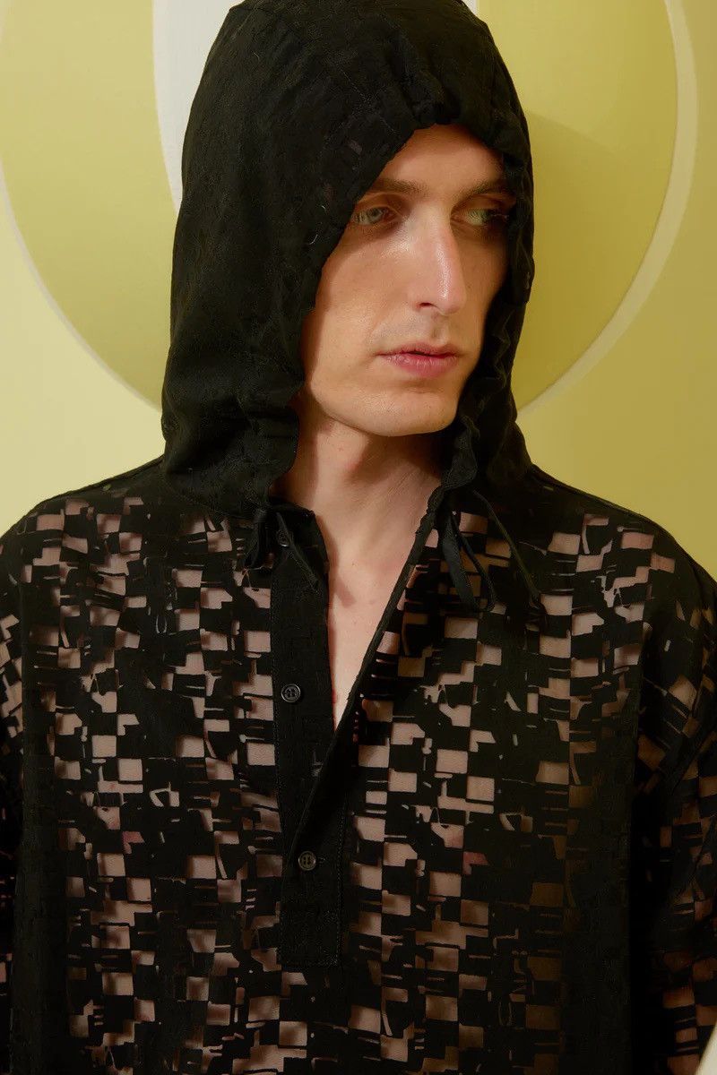 Henrik Vibskov !DS! SS24 Henrik Vibskov Booking Black Hoodie Shirt Size US S / EU 44-46 / 1 - 9 Thumbnail