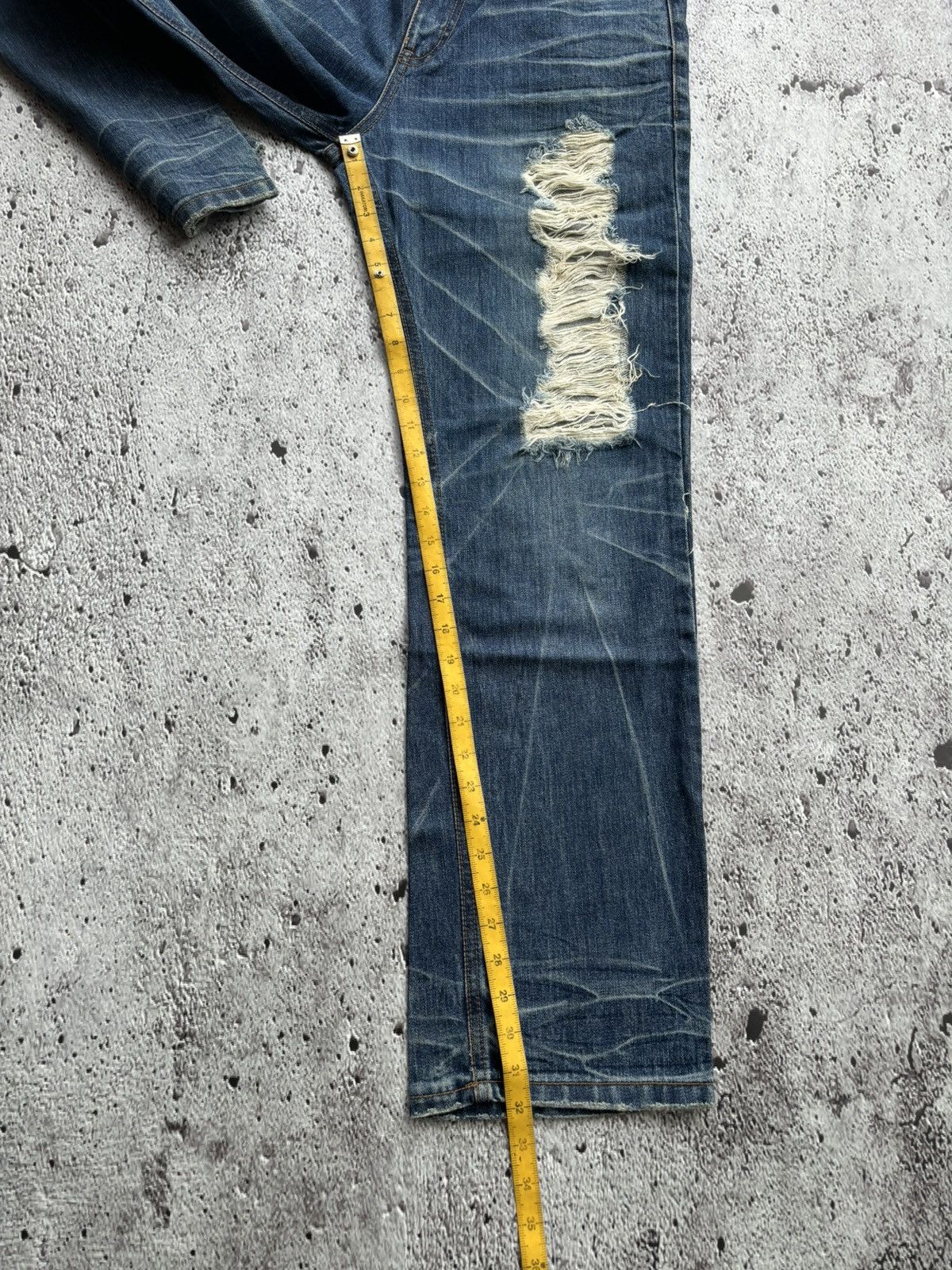 Hysteric Glamour Distressed denim yaponskii Denim jeans Size US 32 / EU 48 - 11 Thumbnail