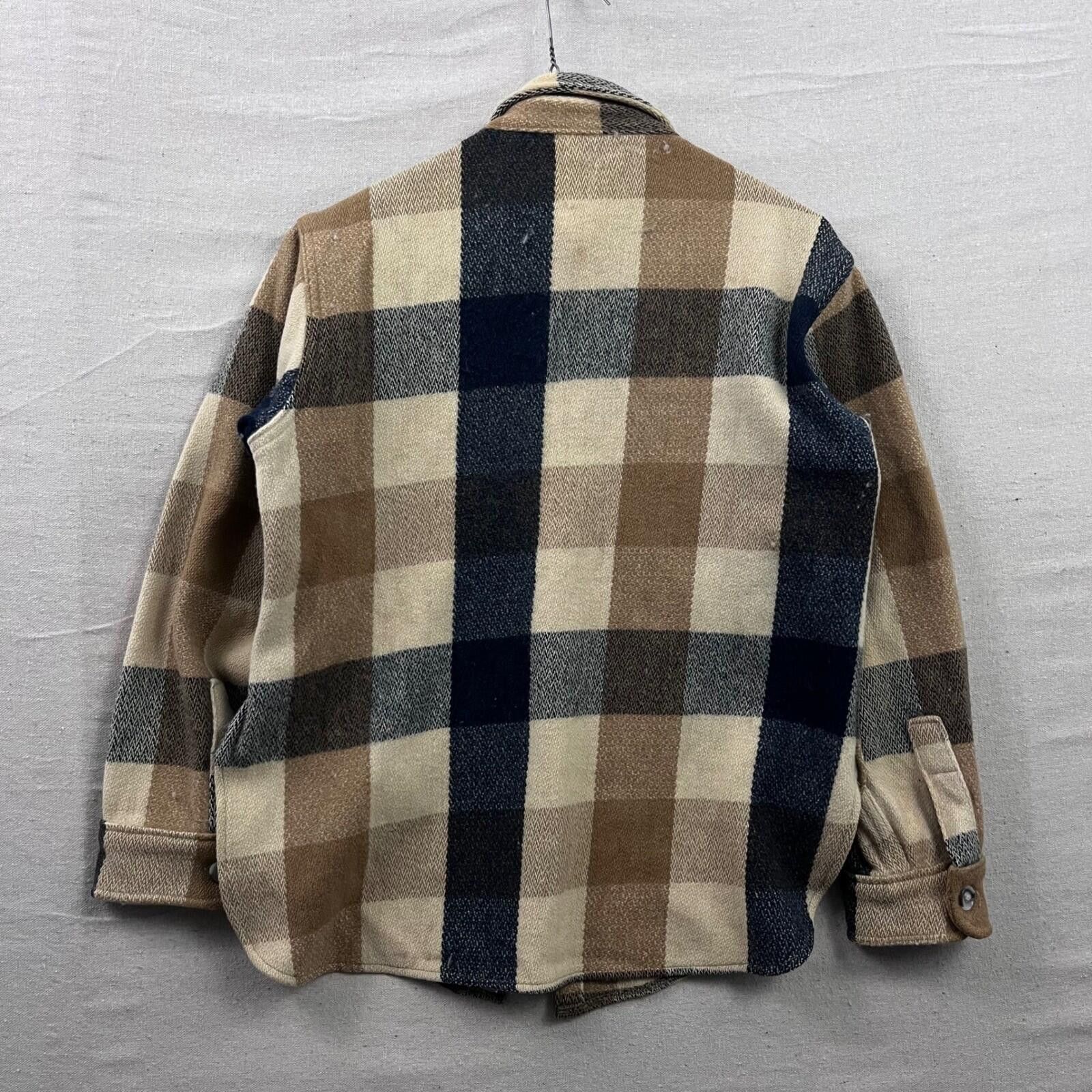 Other Woolrich Plaid Flannel Shirt Mens Medium Brown Tan Heavy Woo Size US M / EU 48-50 / 2 - 2 Thumbnail