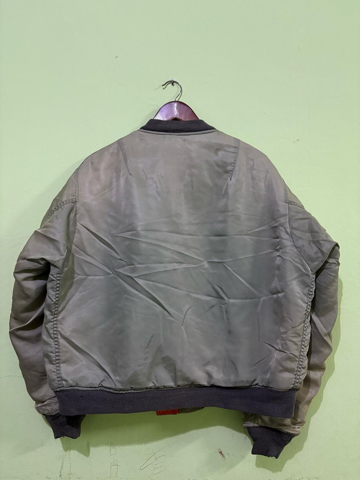Alpha Industries Vintage Alpha Industries MA-1 Flight Jacket USAF USA Size US L / EU 52-54 / 3 - 6 Thumbnail