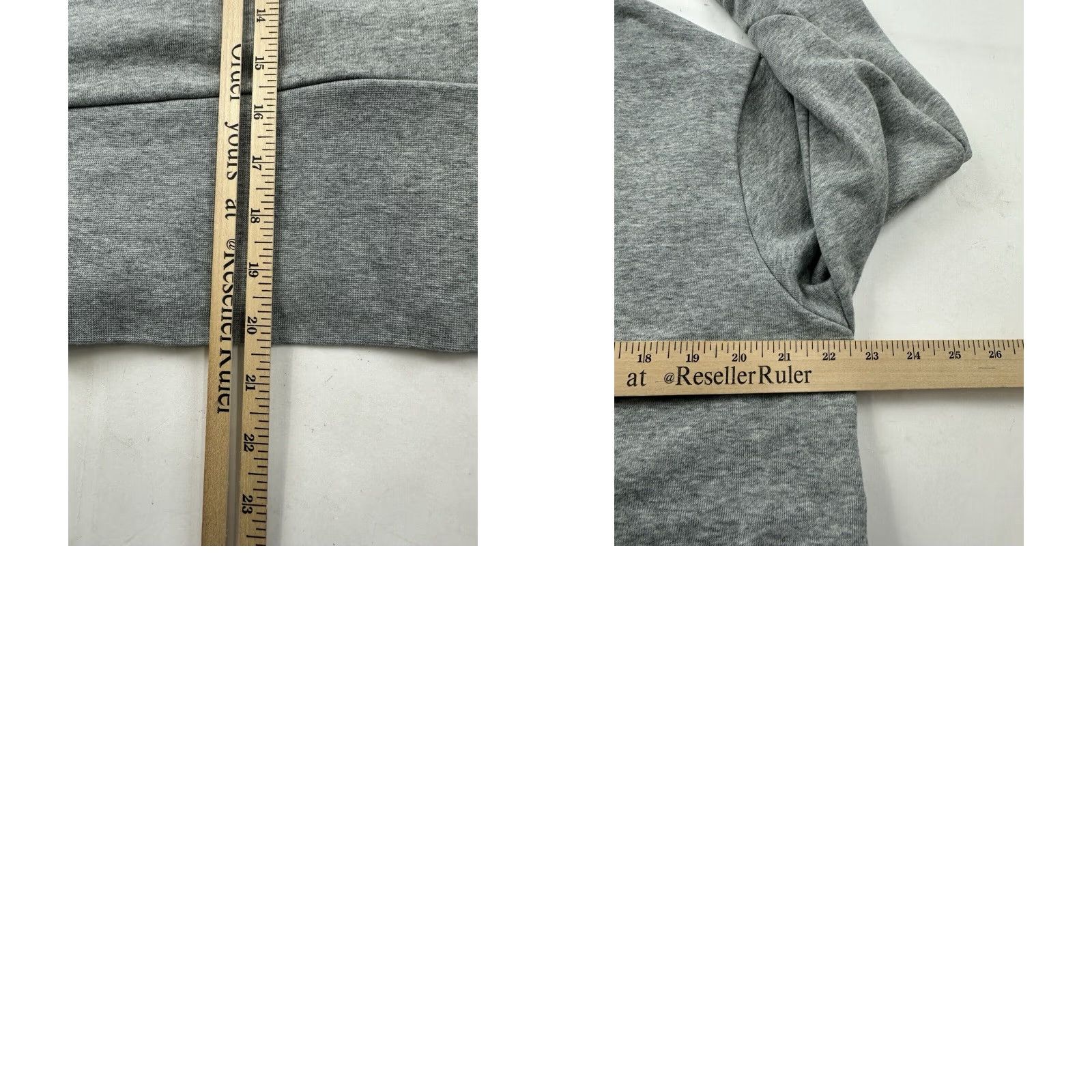 Nike Nike Sweatshirt Womens Large Gray Mock Boat Neck Zip Pocket Pullover Front Zipped Pocket Size L / US 10 / IT 46 - 8 Thumbnail