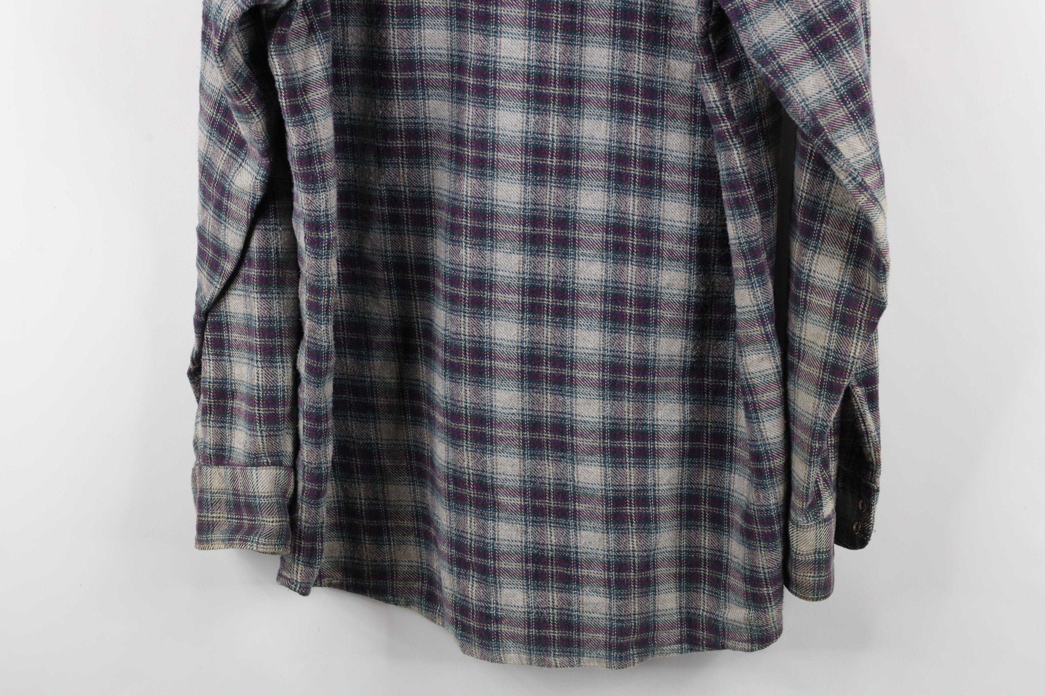 Vintage Vintage 90s Streetwear Western Flannel Button Shirt USA Size US L / EU 52-54 / 3 - 10 Thumbnail