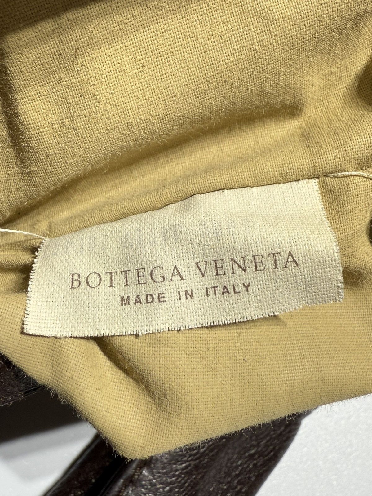 Bottega Veneta Bottega Veneta Brown Leather Hobo Bag Woven Design Size ONE SIZE - 9 Thumbnail
