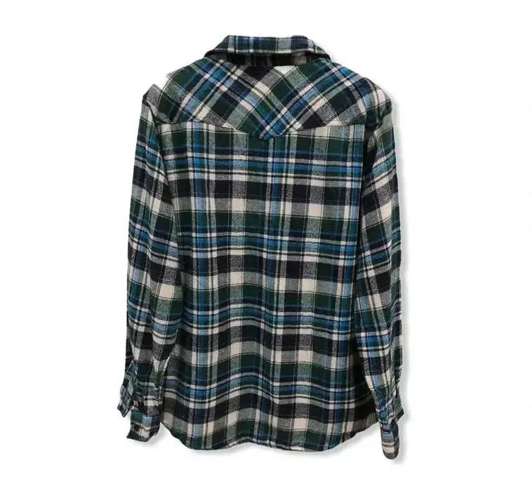 Vintage Vintage Fresco Plaid Tartan Flannel Shirt 👕 Size US M / EU 48-50 / 2 - 4 Thumbnail