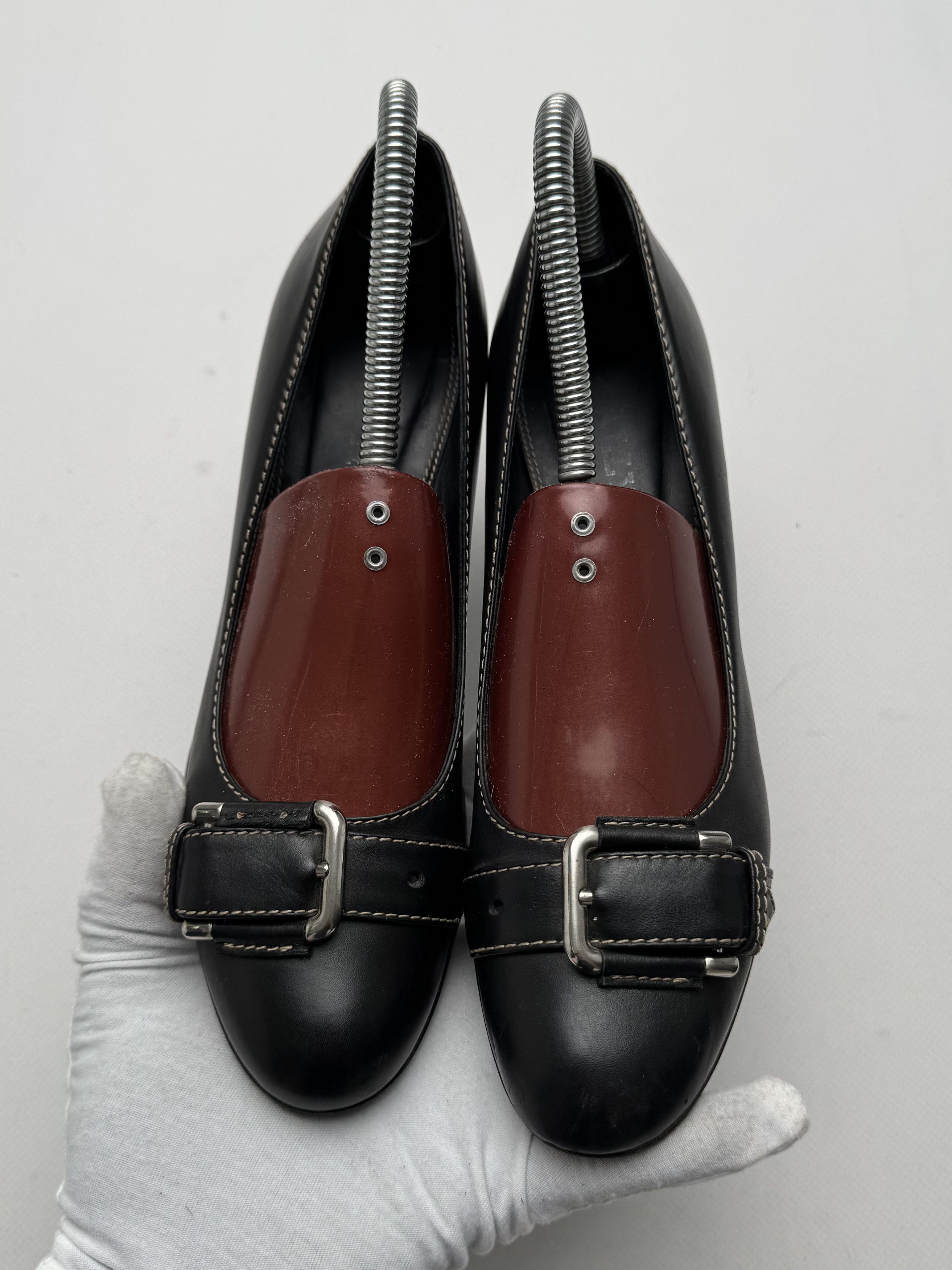 Bally Bally Vintage Leather Pumps Buckle Detail High Heel E2 Size US 8 / IT 38 - 5 Thumbnail