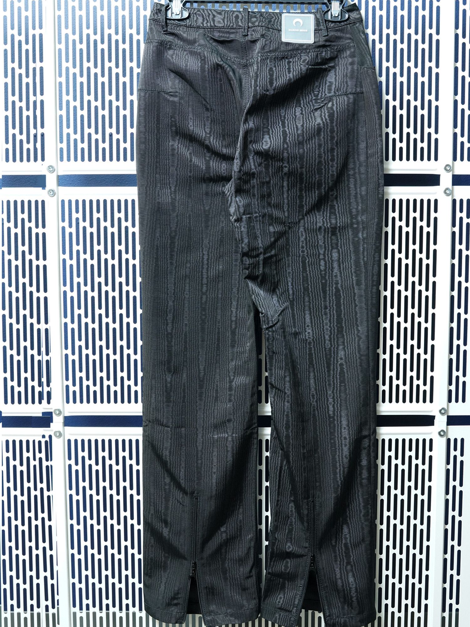 Marine Serre MARINE SERRE Womens Moire Straight Pants Size 26" / US 2 / IT 38 - 2 Thumbnail