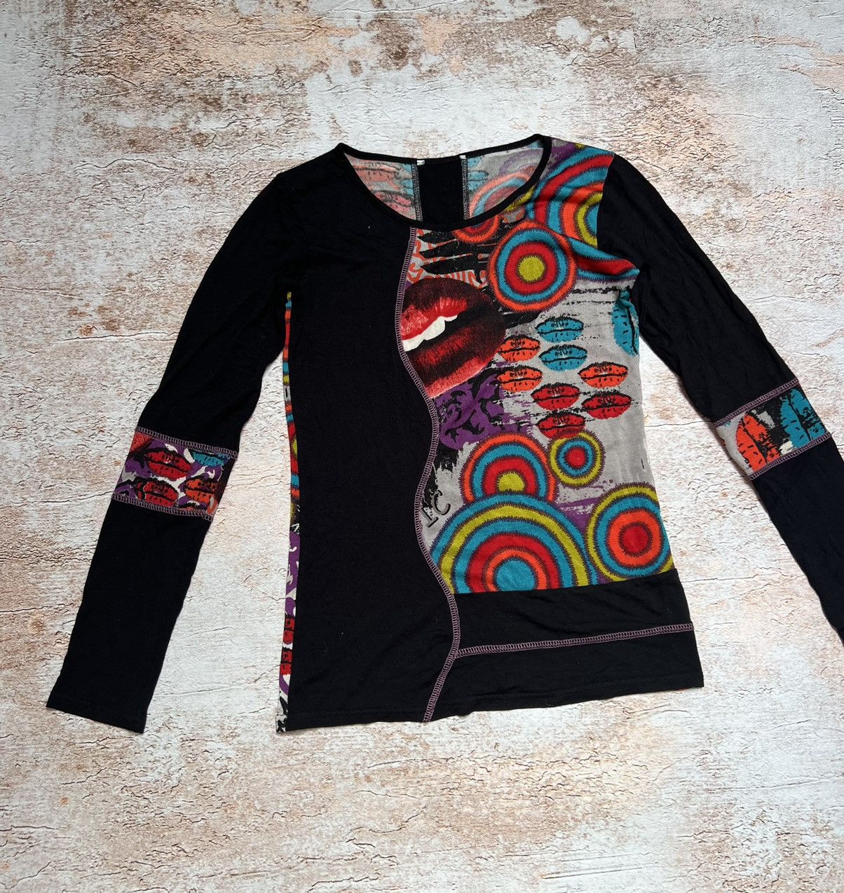 Japanese Brand × Vintage Vintage elastic lips long sleeve Size S / US 4 / IT 40 - 2 Thumbnail
