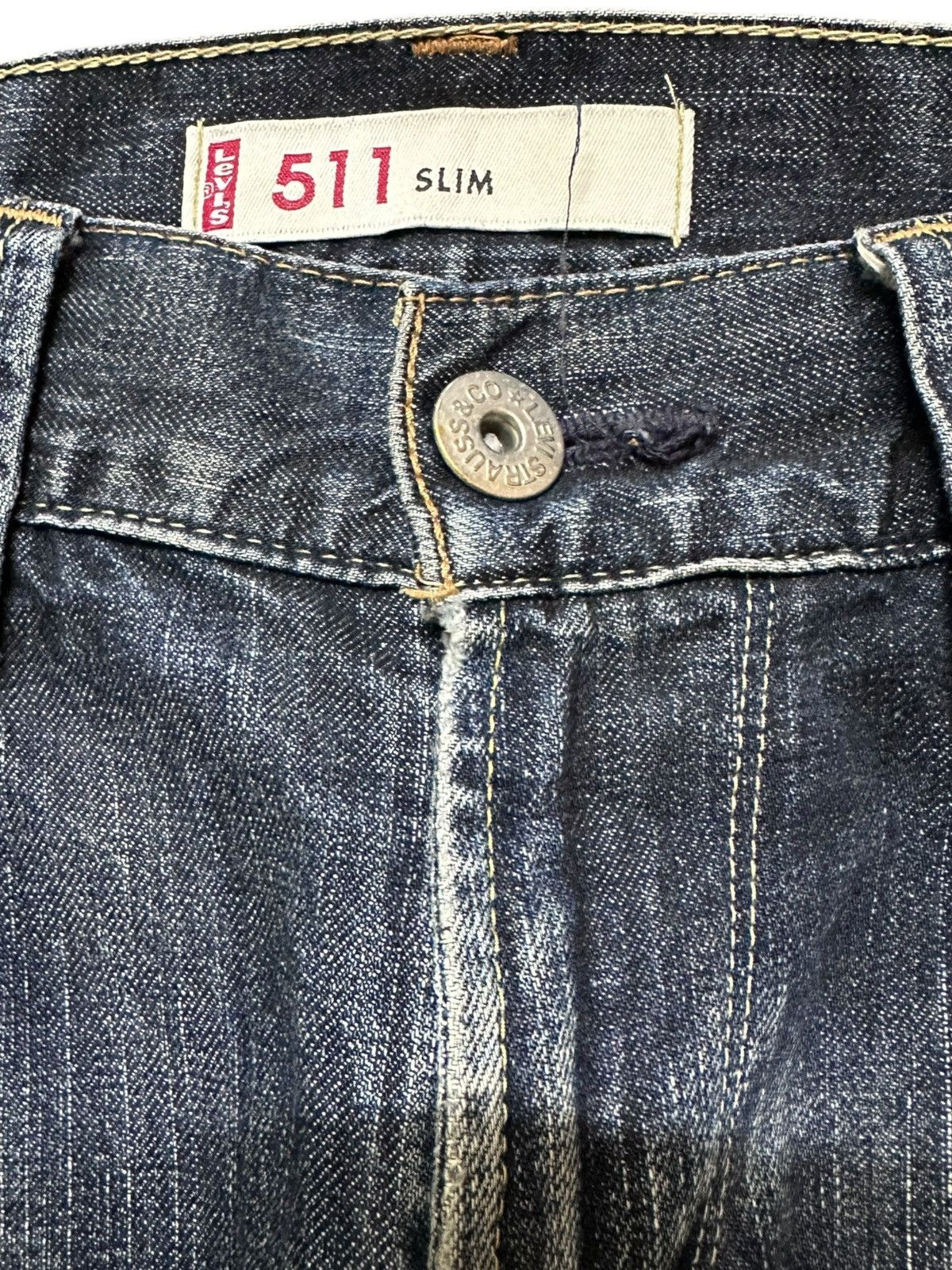 Levi's Vintage Clothing Vintage Levi’s 511 Mudwash Studded Zipper Denim Size US 32 / EU 48 - 4 Thumbnail
