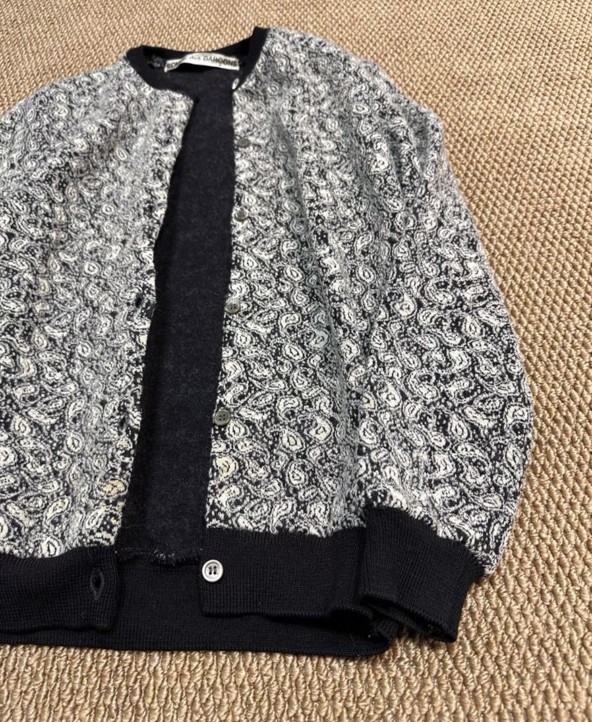 Comme des Garcons COMME des GARÇONS Archive Jacquard Wool Sweater K23 Size S / US 4 / IT 40 - 3 Thumbnail