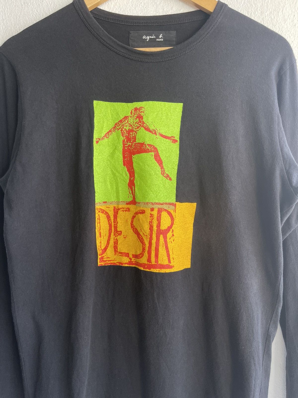 Vintage × agnes b. Agnes B T-shirt d’artiste Longsleeve soft cotton artwork tee Size US M / EU 48-50 / 2 - 6 Thumbnail