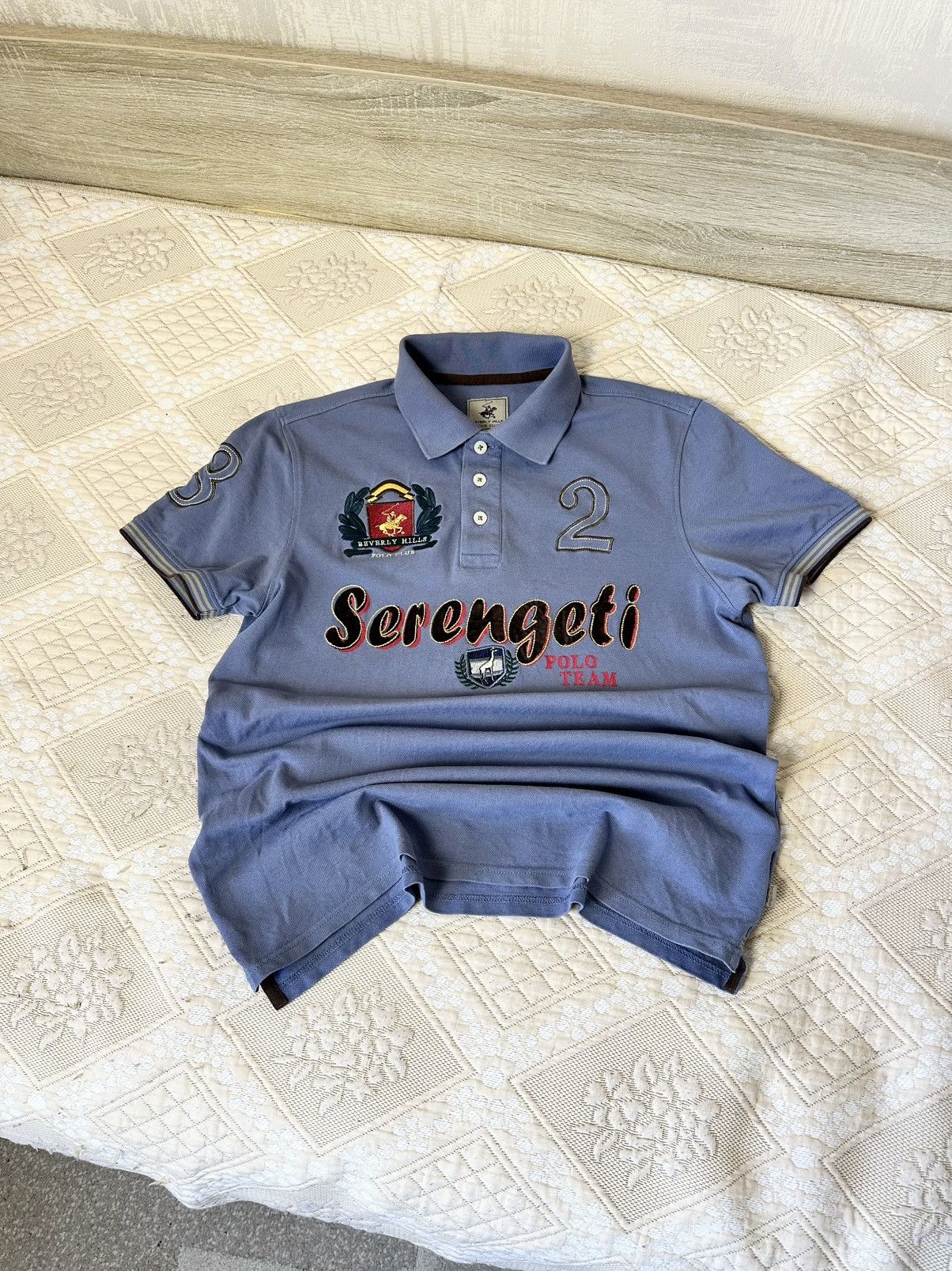 Beverly Hills Polo Club 🔥 Beverly Hills Polo Club Chief Keef Y2K Rugby T Shirt Size US M / EU 48-50 / 2 - 1 Thumbnail