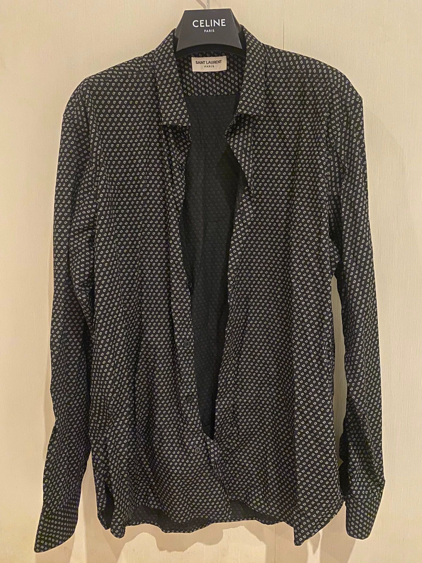 Saint Laurent Paris Saint Laurent Paris Cashew flower shirt Size US M / EU 48-50 / 2 - 1 Thumbnail
