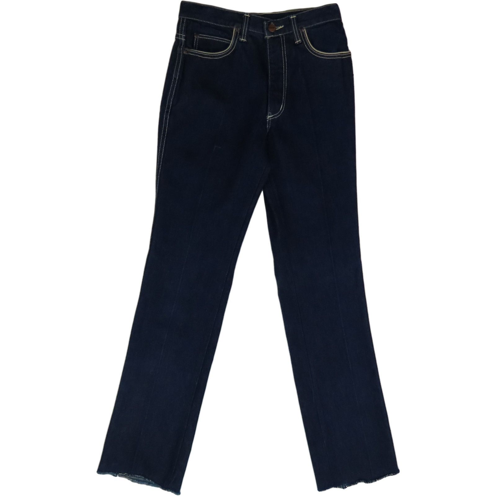 Wrangler Vintage High Waist Indigo Denim Jeans Size 25" / US 0 / IT 36 - 1 Thumbnail