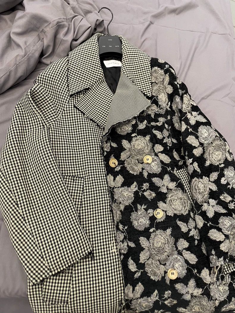 Song For The Mute Song For The Mute Glen Plaid Rose Coat Size 4XL / US 24-26 - 2 Thumbnail