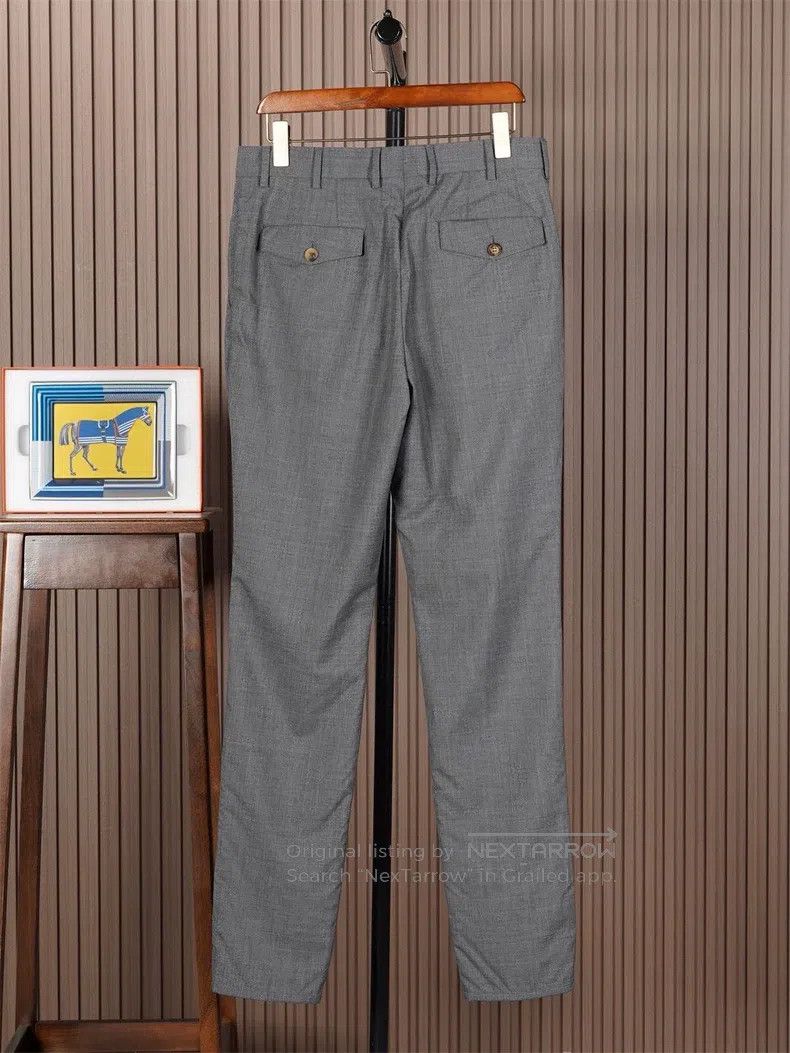 Brunello Cucinelli Brunello Cucinelli Men's Wool Dress Pants Size US 32 / EU 48 - 2 Thumbnail