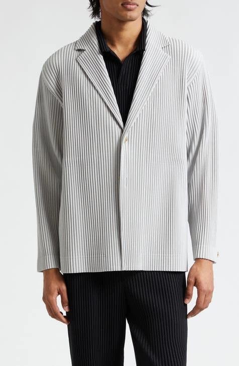 Issey Miyake Issey Miyake size:1 A classic light grey suit jacket Size S / US 4 / IT 40 - 1 Thumbnail