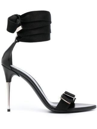 Tom Ford o1loc1c1224 W3285 Hi Heel Sandals in Black Size US 7 / IT 37 - 1 Thumbnail