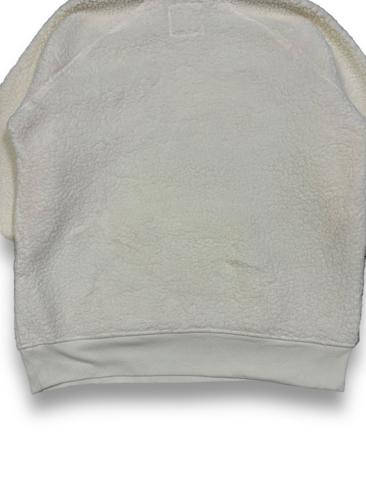 Gap × Yeezy Gap White Cream Big Logo Sherpa Pullover Hoodie Size US M / EU 48-50 / 2 - 12 Thumbnail