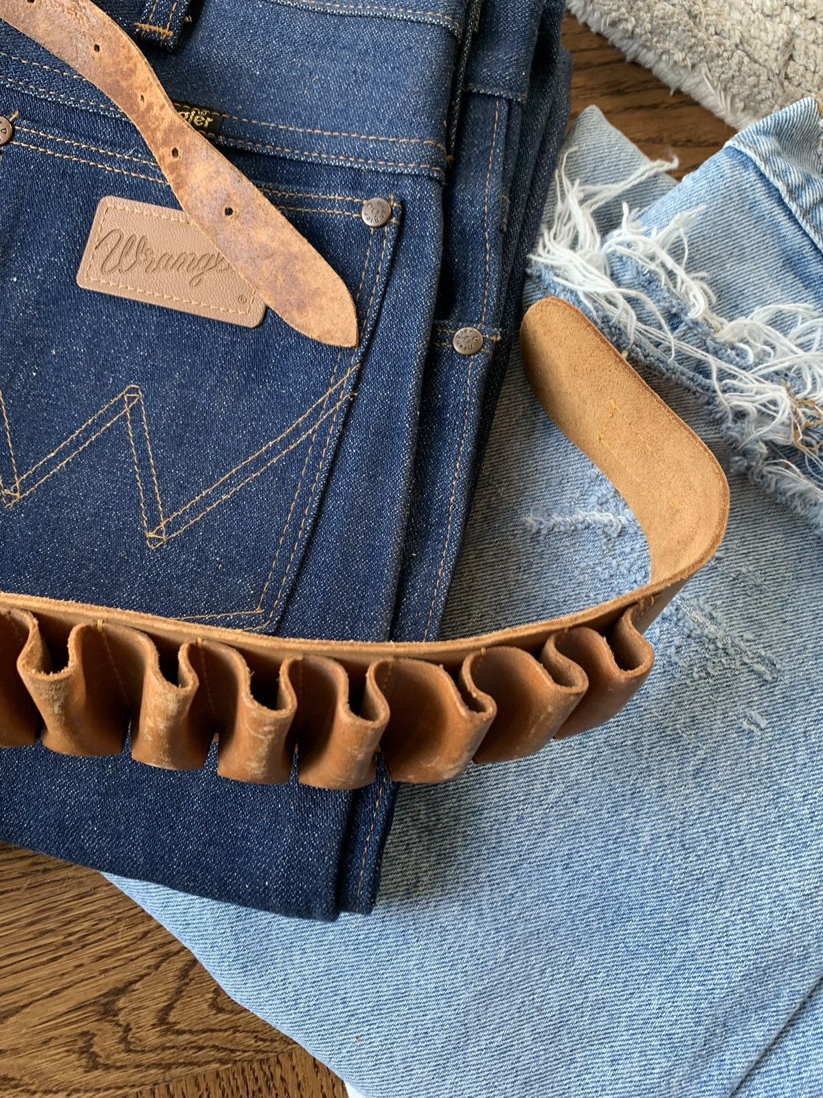 Japanese Brand × Vintage Vintage Shotgun Shell Ammo Belt Leather Hunting Utility USA Size ONE SIZE - 8 Thumbnail