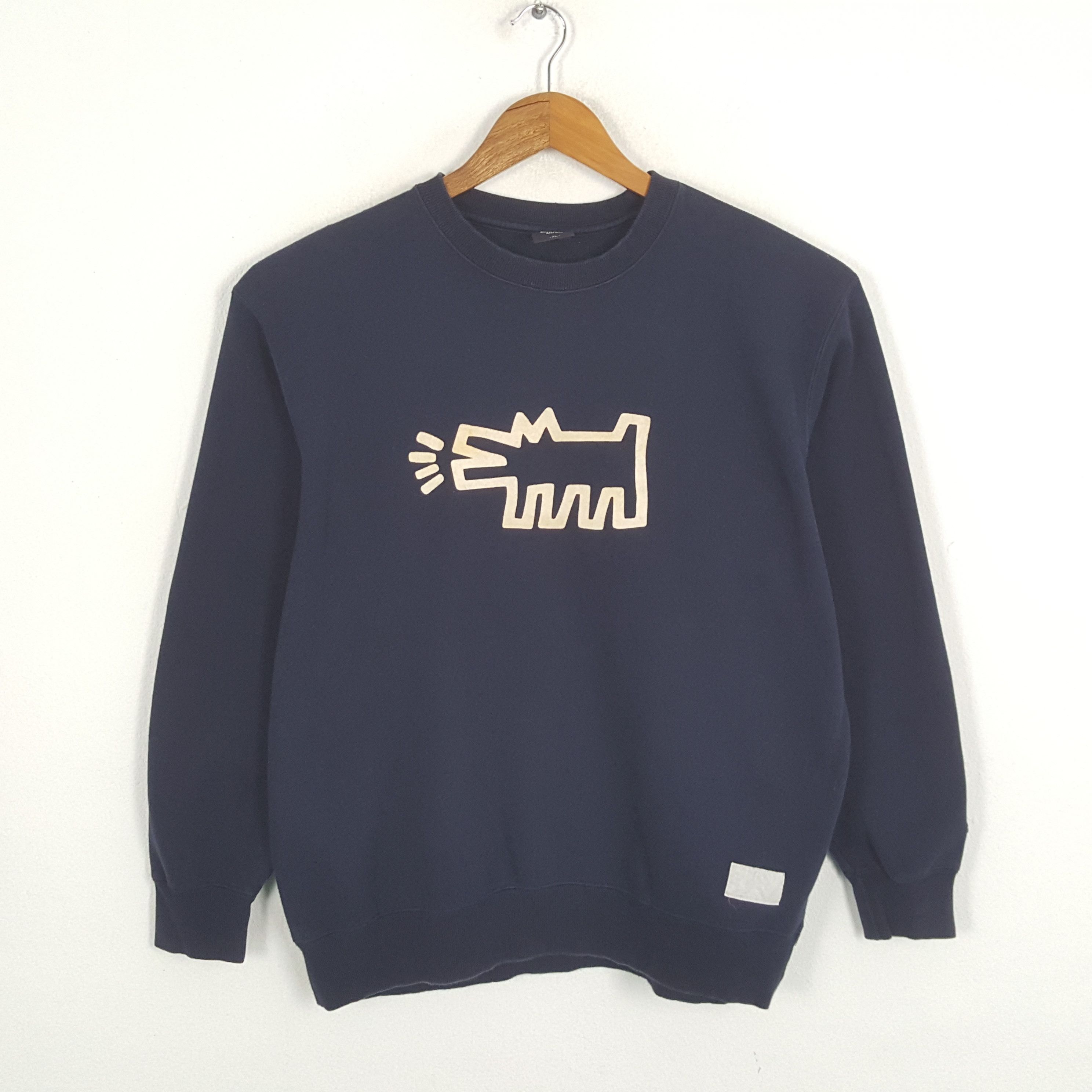 Keith Haring × Uniqlo × Vintage Vintage KEITH HARING American Art Artist Promo Sweatshirts Size US L / EU 52-54 / 3 - 1 Thumbnail