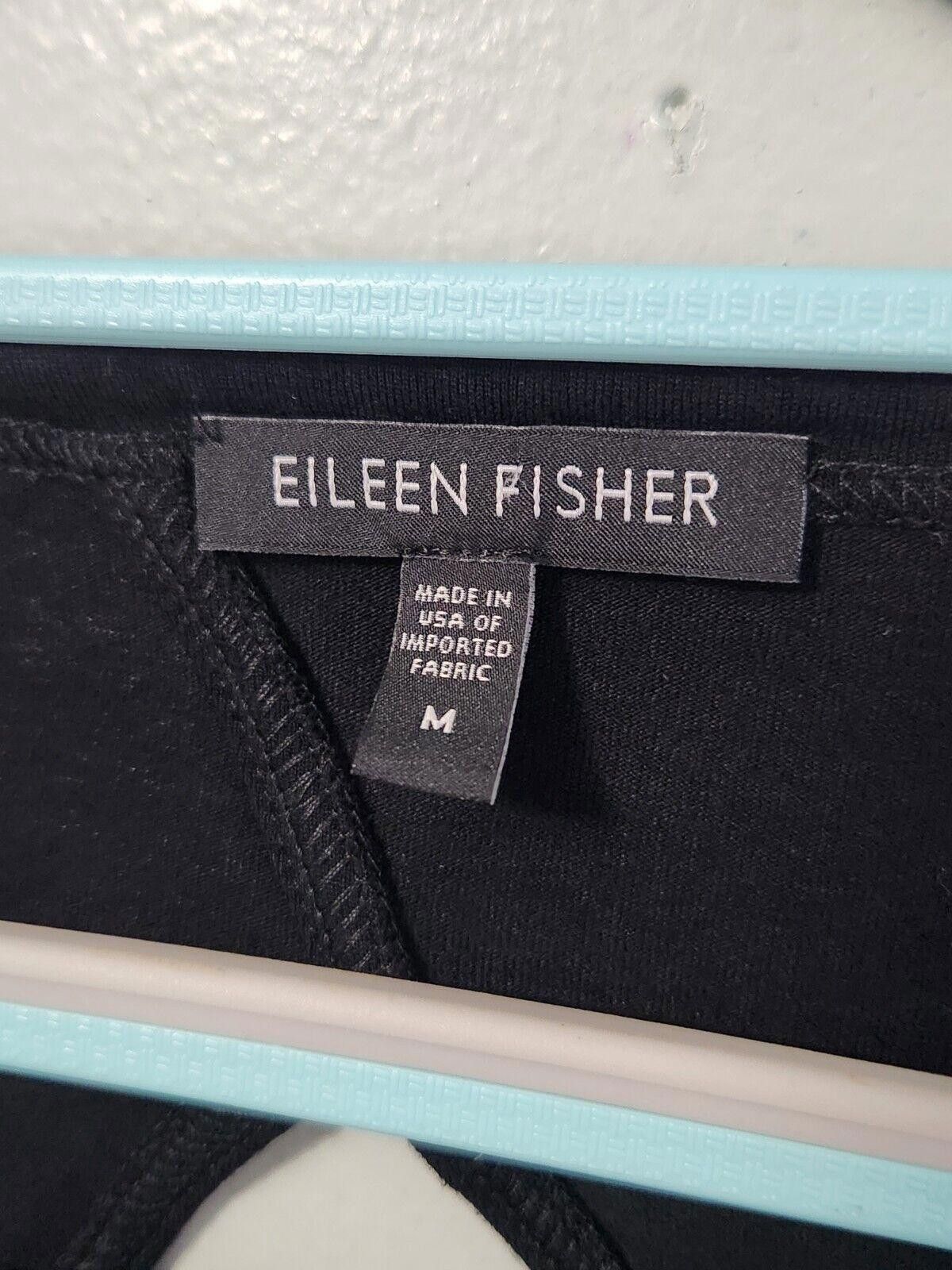 Eileen Fisher Eileen Fisher Dress Medium Black Sleeveless Stretch Sheath Size M / US 6-8 / IT 42-44 - 3 Thumbnail