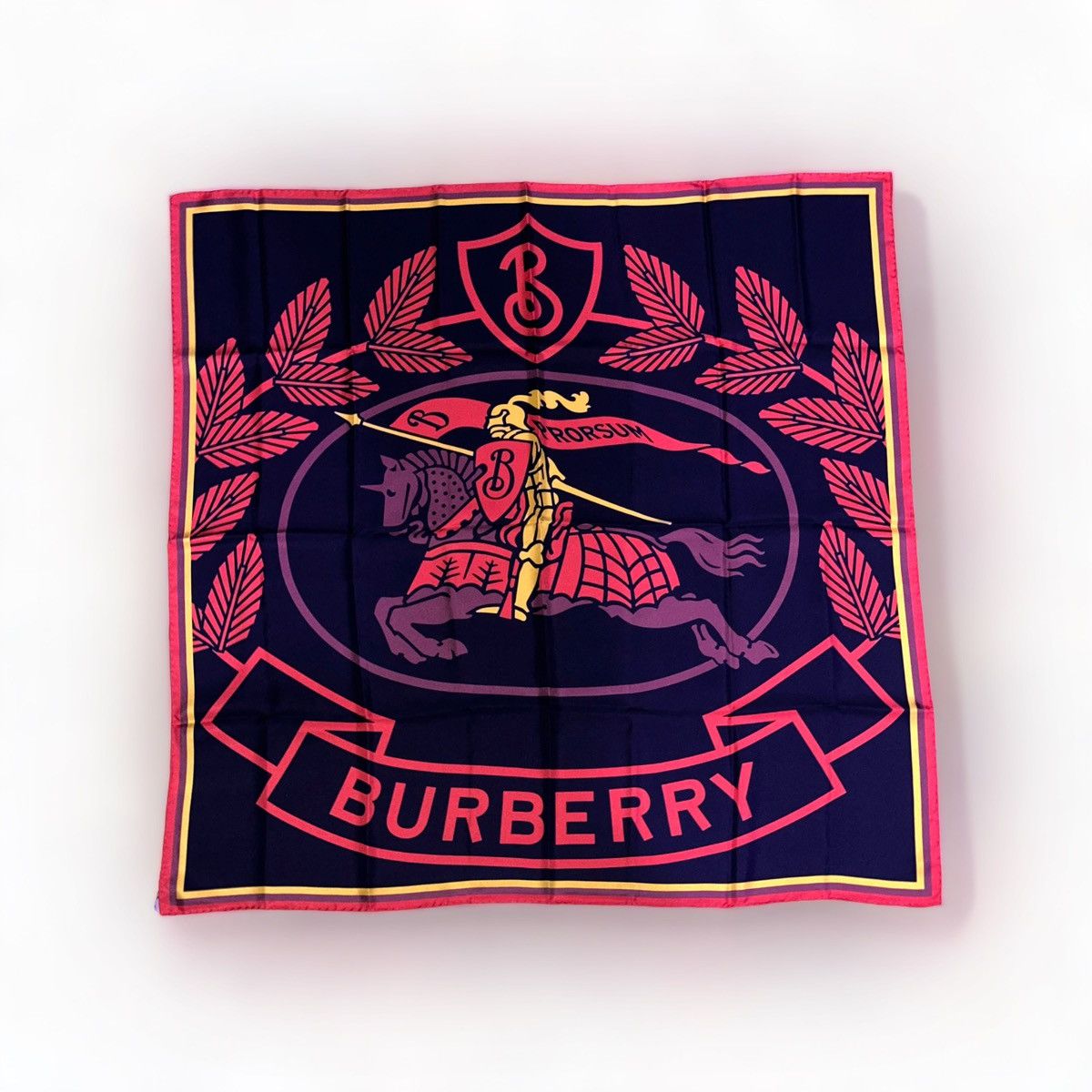 Burberry BURBERRY ROYAL EQUESTRIAN EKD SILK SCARF Size ONE SIZE - 1 Thumbnail