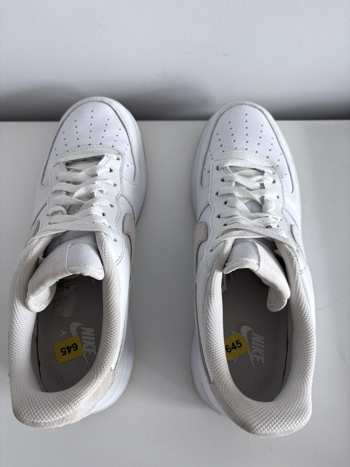 Nike Nike Air Force 1 Low leather suede Swoosh men's size 42.5 Size US 9.5 / EU 42-43 - 5 Thumbnail
