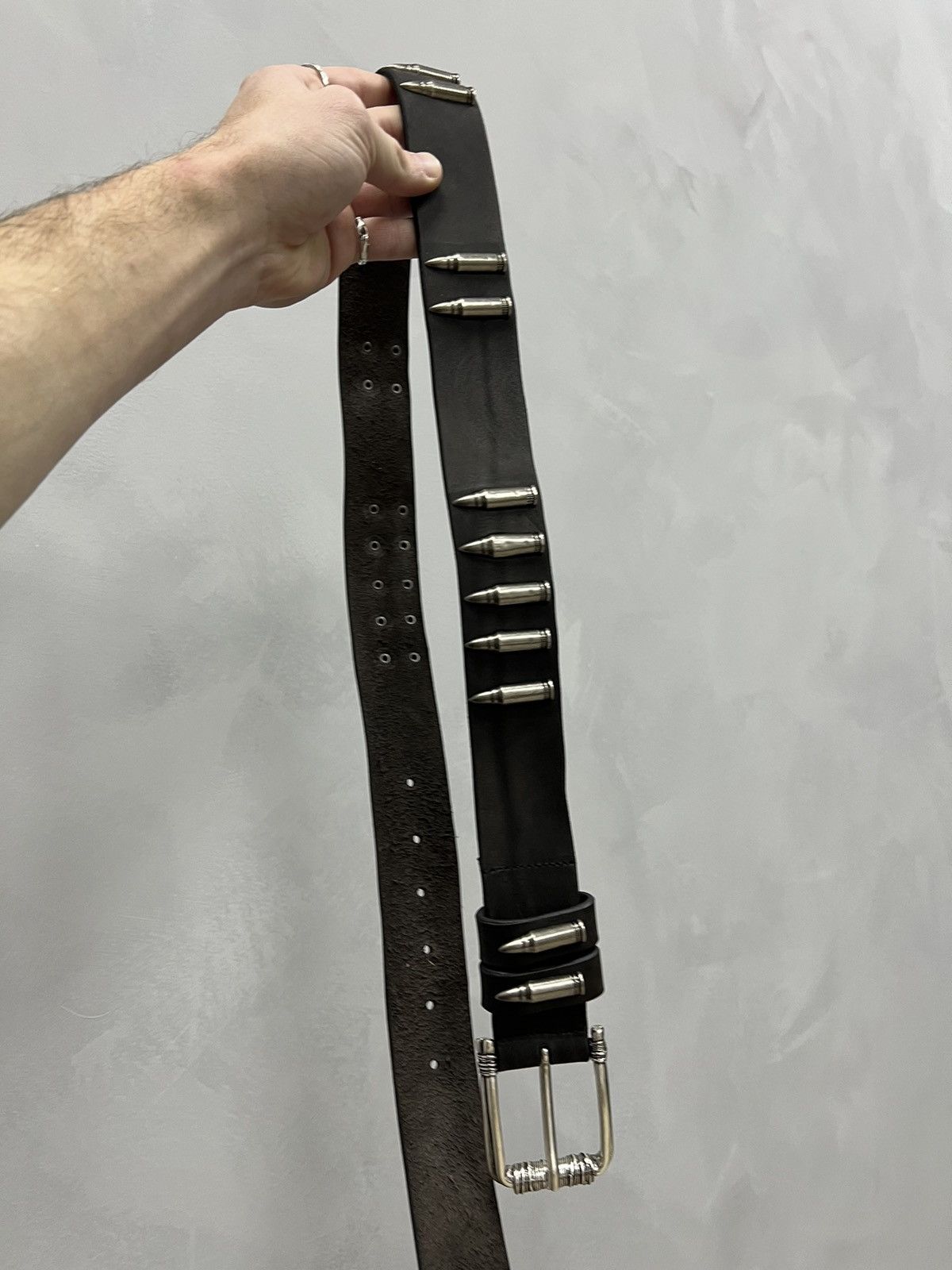 Vintage UNDERCOVER Style Bullet Belt Punk Grunge Style Opium 32-34 Size 32 - 10 Thumbnail
