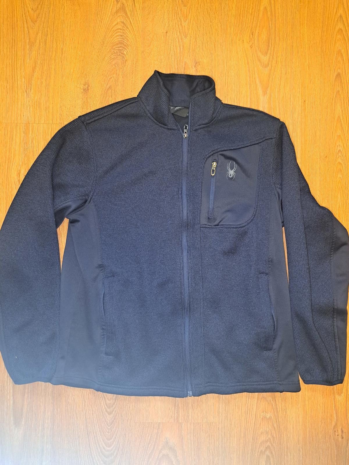 Spyder Spyder Fleece Jacket Mens Large Navy Blue Full Zip Size US L / EU 52-54 / 3 - 1 Thumbnail