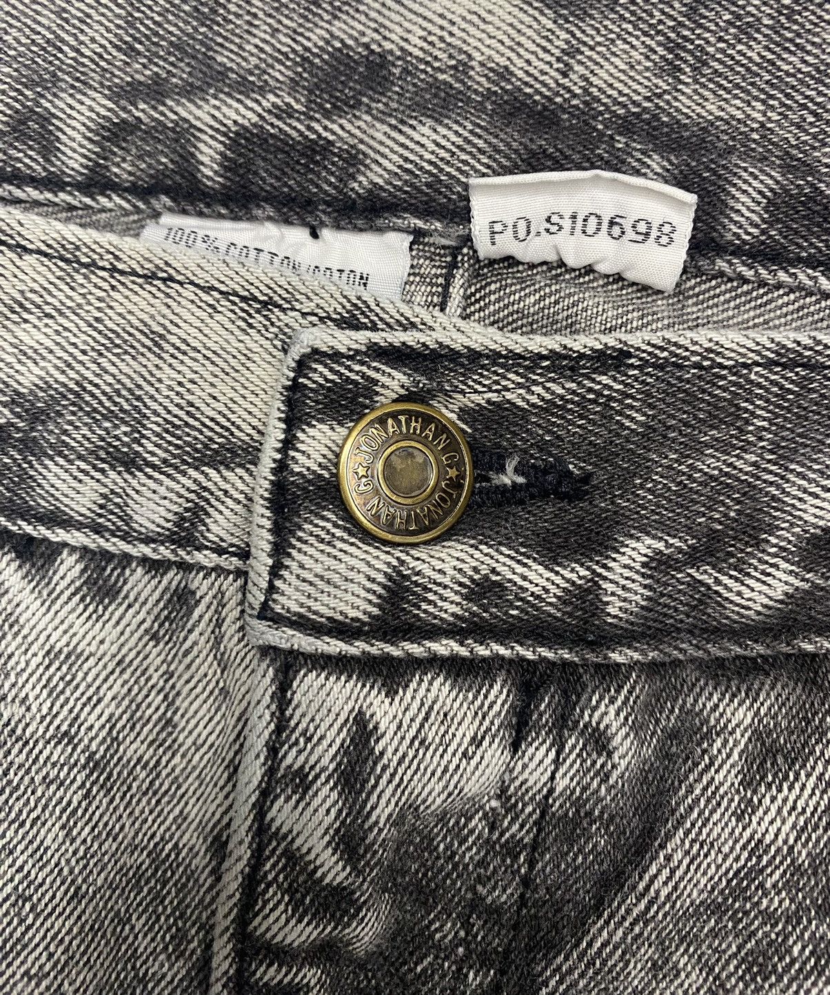 Japanese Brand × Vintage Crazy Faded Grey Y2K 2000’s Jonathan G Crazy Baggy Jeans 32 Size US 32 / EU 48 - 5 Thumbnail