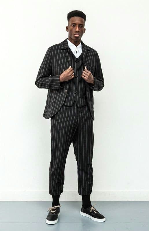Geoffrey B. Small GEOFFREY B. SMALL／stripe gilet(wool) Size US M / EU 48-50 / 2 - 2 Thumbnail