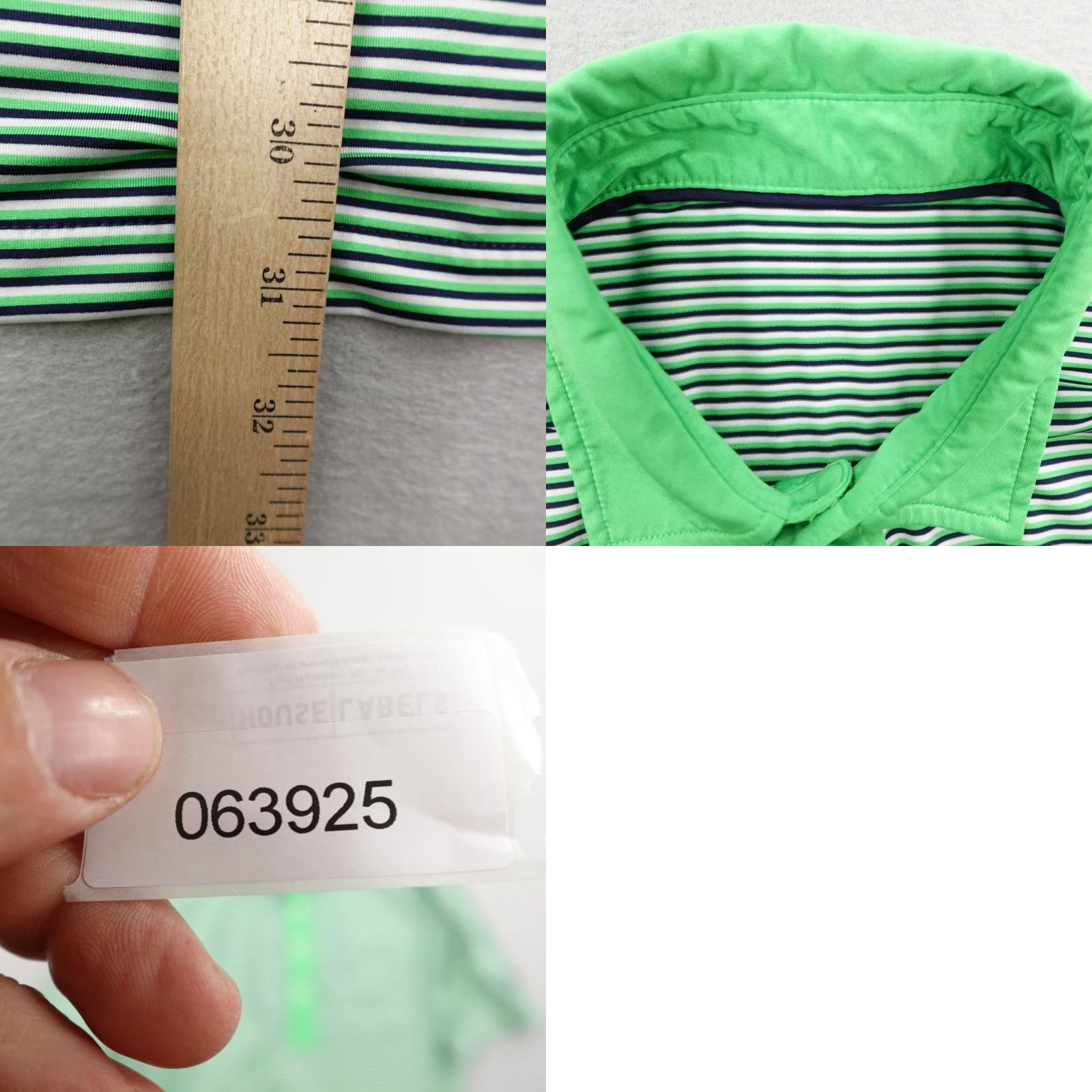 Ralph Lauren Ralph Lauren Polo Shirt Mens XL Green Blue Stripes RLX Wailea Maui Hawaii Golf Size US XL / EU 56 / 4 - 8 Thumbnail