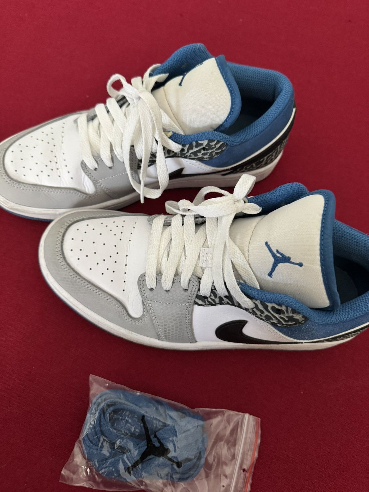 Nike Nike Air Jordan 1 Low “True Blue" sneakers men size Size US 7 / EU 40 - 3 Thumbnail