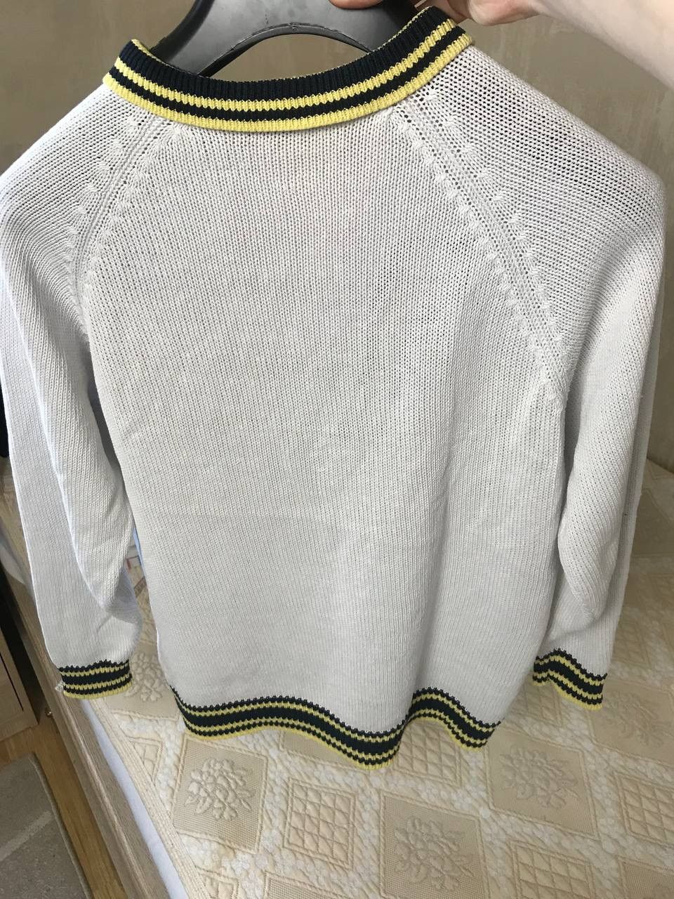 Emporio Armani 🔥 Emporio Armani Knit Sweater Big Logo Pullover Italy VTG Size M / US 6-8 / IT 42-44 - 5 Thumbnail
