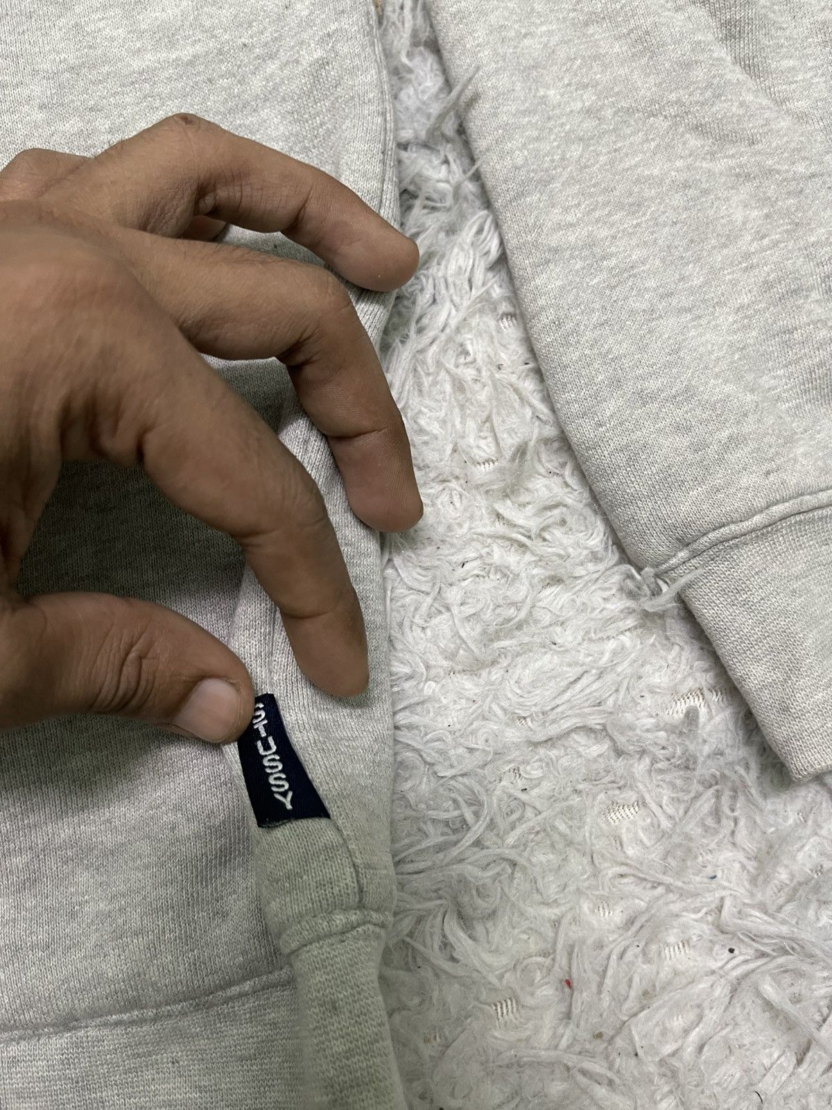 Stussy 2000s STUSSY JAPAN HOODIE ZIP UP SIMPLE DESIGN DISTRESSED Size US L / EU 52-54 / 3 - 11 Thumbnail