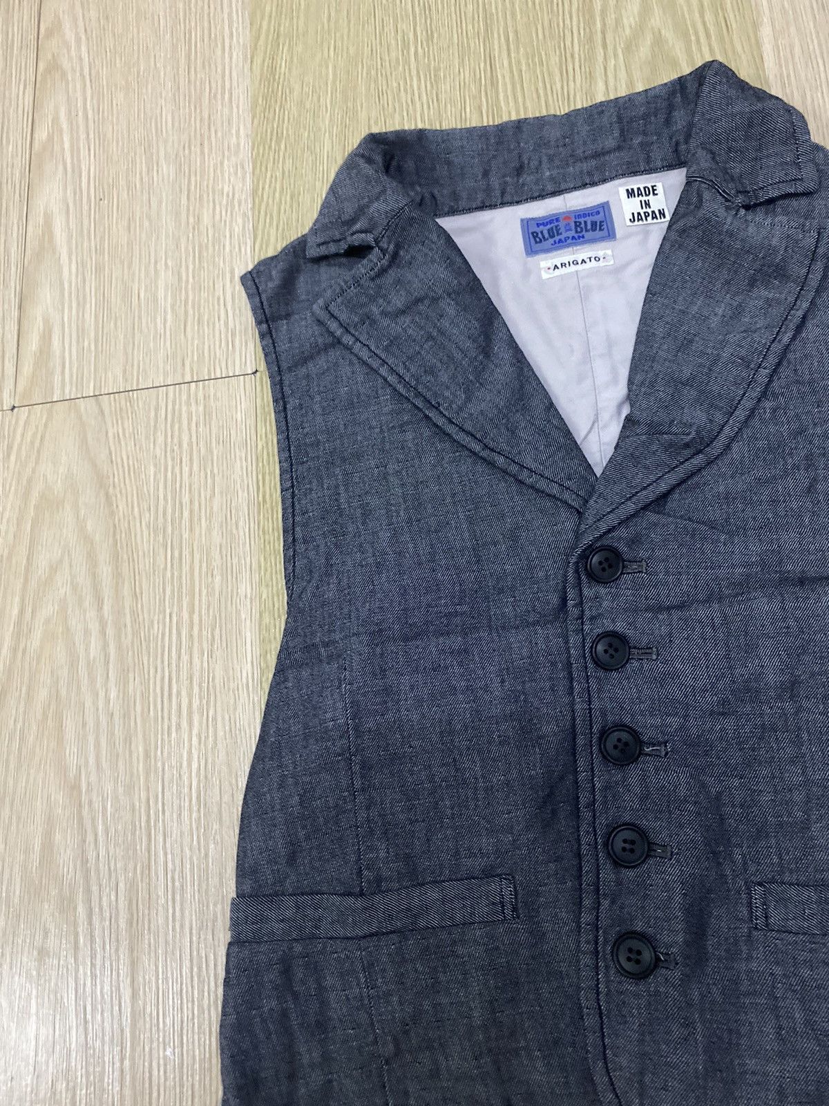 Blue Blue Japan × Indigo × Vintage Vintage Blue Blue Japan Indigo vest Size US S / EU 44-46 / 1 - 4 Thumbnail