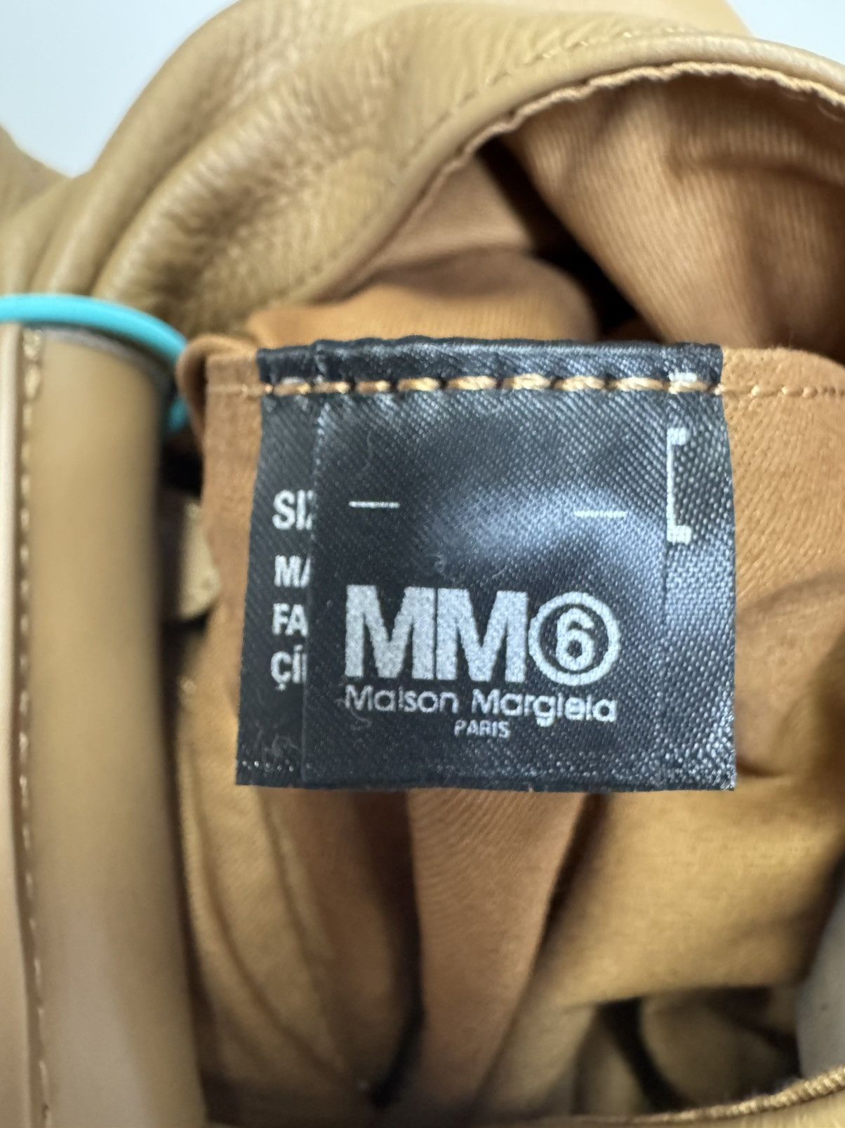 Maison Margiela NWT Japanese Grained Leather Tote Bag - Brown, OS Size ONE SIZE - 6 Thumbnail