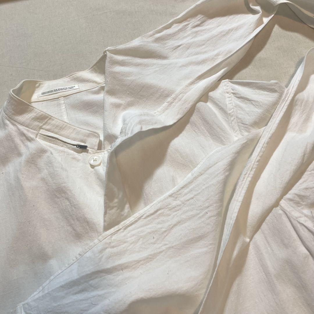 Yohji Yamamoto POUR HOMME 17ss cotton stole slong shirts HD-C02-013 Size US M / EU 48-50 / 2 - 5 Thumbnail