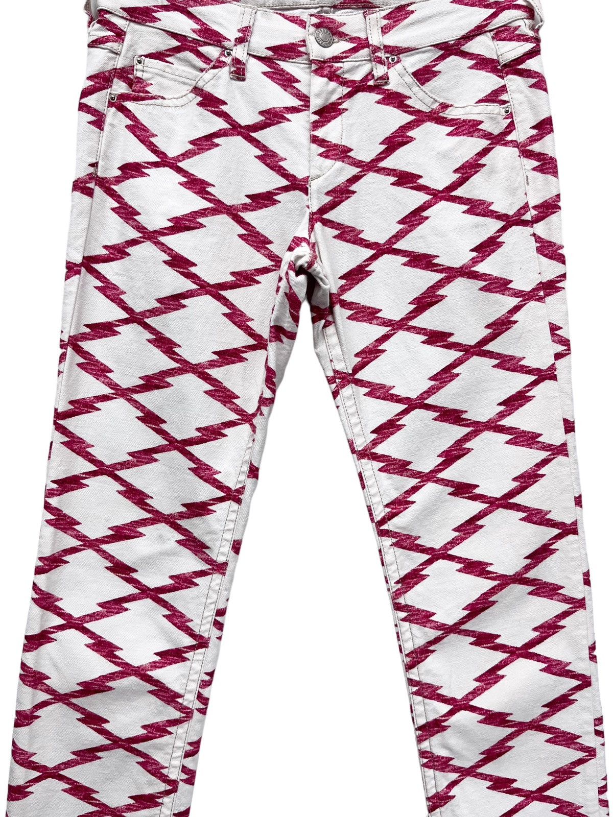 Isabel Marant 🔥Vintage ISABEL MARANT ETOILE Aztec Print Stretched Denim💥 Size 28" / US 6 / IT 42 - 6 Thumbnail